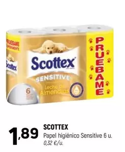 Scottex - Papel Higiénico Sensitive