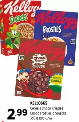 Kellogg's - Cereals Choco Krispies Choco Frosties O Smacks