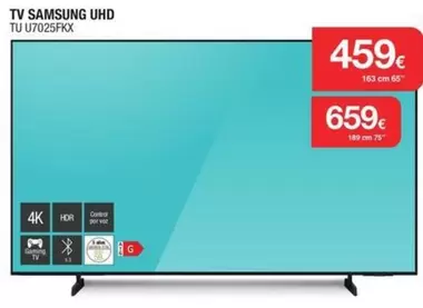Samsung - Tv Uhd U7025fkx