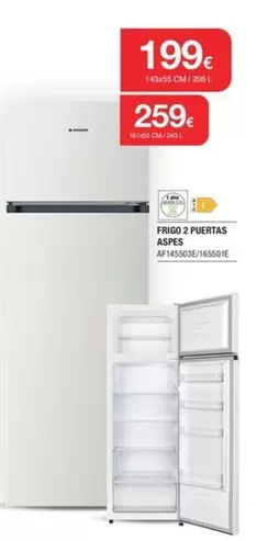 Frigo -  2 Puertas Aspes