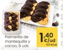 Palmerita De Mantequilla Y Cacao