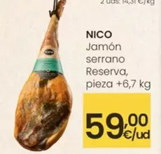 Nico - Jamon Serrano Reserva