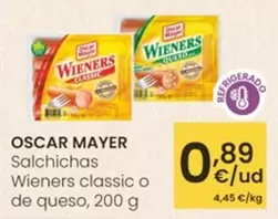 Oscar Mayer - Salchichas Wieners Classic O De Queso