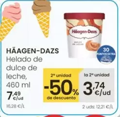 Häagen-Dazs - Helado De Dulce De Leche