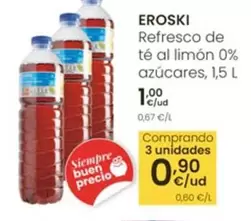 Eroski - Refresco De Te Al Limon 0% Azucares