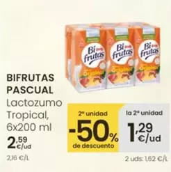 Pascual - Bifrutas Lactozumo Tropical