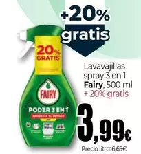 Fairy - Lavavajillas Spray 3 En 1