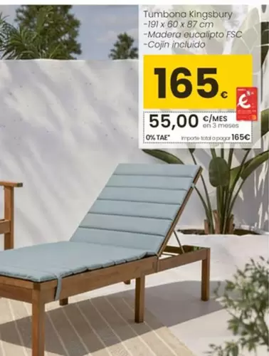Tumbona Kingsbury