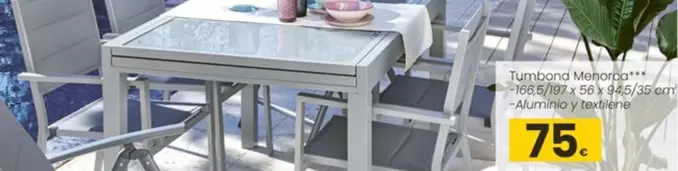 Tumbona Menorca