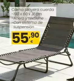 Cama Playera Cuerda