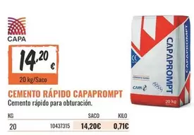 Rapid - Cemento o Para Obturacion