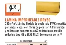 MS - Lamina Impermeable Dry50