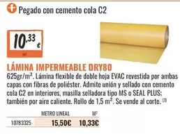 MS - Lamina Impermeable Dry80