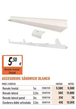 Blanco - Accesorios Sandwich