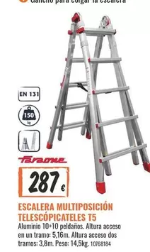Escalera Multiposicion Telescópicatelles T5