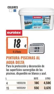 eurotex - Pintura Piscinas Al Agua Delta