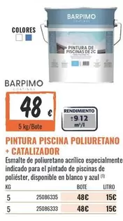 Barpimo - Pintura Piscina + Catalizador