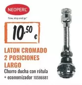 Laton Cromado 2 Posiciones Largo