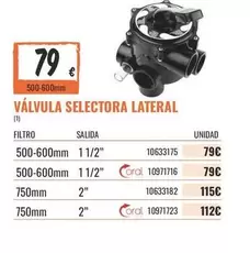 Coral - VÁLVULA SELECTORA LATERAL