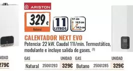 Ariston - Calentador EVO