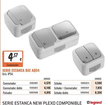 Legrand - Serie Estanca BJC AQ54