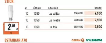 Osram - Estandar A70