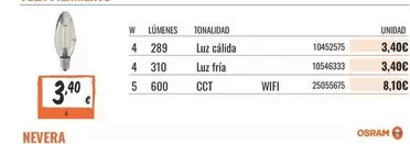 Osram - Luz Cálida