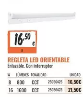 Regleta Led Orientable