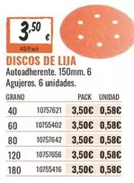 Discos De Lija