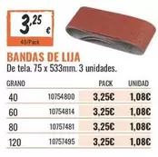 Bandas De Lija