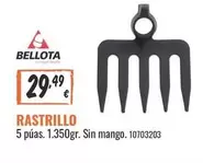 Bellota - 5 Púas. Sin Mango