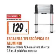 Escalera Telescopica De Aluminio