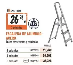 Escalera De Aluminio-Acero