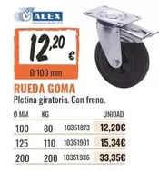 Alex - Rueda Goma