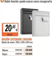 Blanco - Buzon Exterior