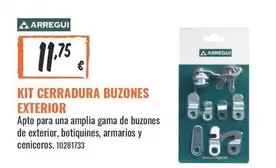 Arregui - Kit Cerradura Buzones Exterior