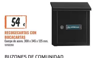 Arregui - Recogecartas Con Bocacartas