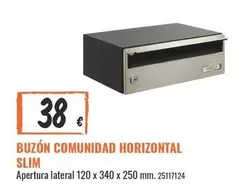 Buzon Comunidad Horizontal Slim