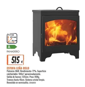 Panadero - Estufa Leña Oslo