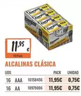 Energizer - Alcalinas Clasica