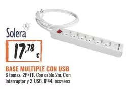 Solera - Base Multiple Con Usb