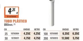 Tubo Plastico