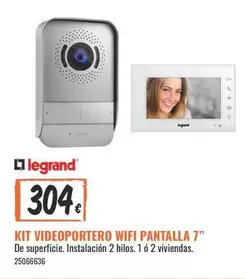 Legrand - Kit Videoportero Wifi Pantalla 7"