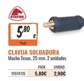 Stayer - Clavija Soldadura