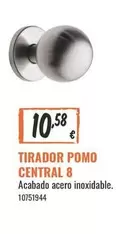 Tirador Pomo Central 8