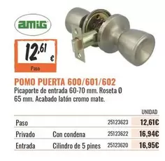 Paso - Pomo Puerta 600/601/602