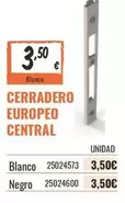 Blanco - Cerradero Europeo