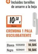 Blanco - Cremona 1 Pala Oscilobatiente