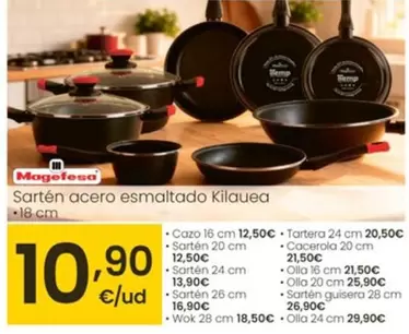 Magefesa - Sarten Acero Esmaltado Kilauea
