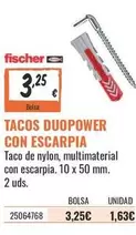 fischer - Tacos Duopower Con Escarpia